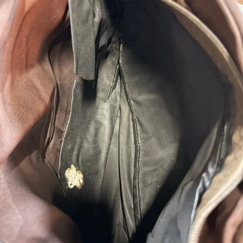 Longchamp Brown Nylon Messenger Bag